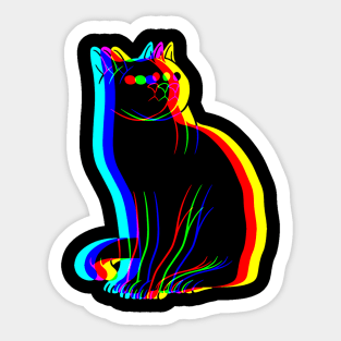 The Cat Spectrum Sticker